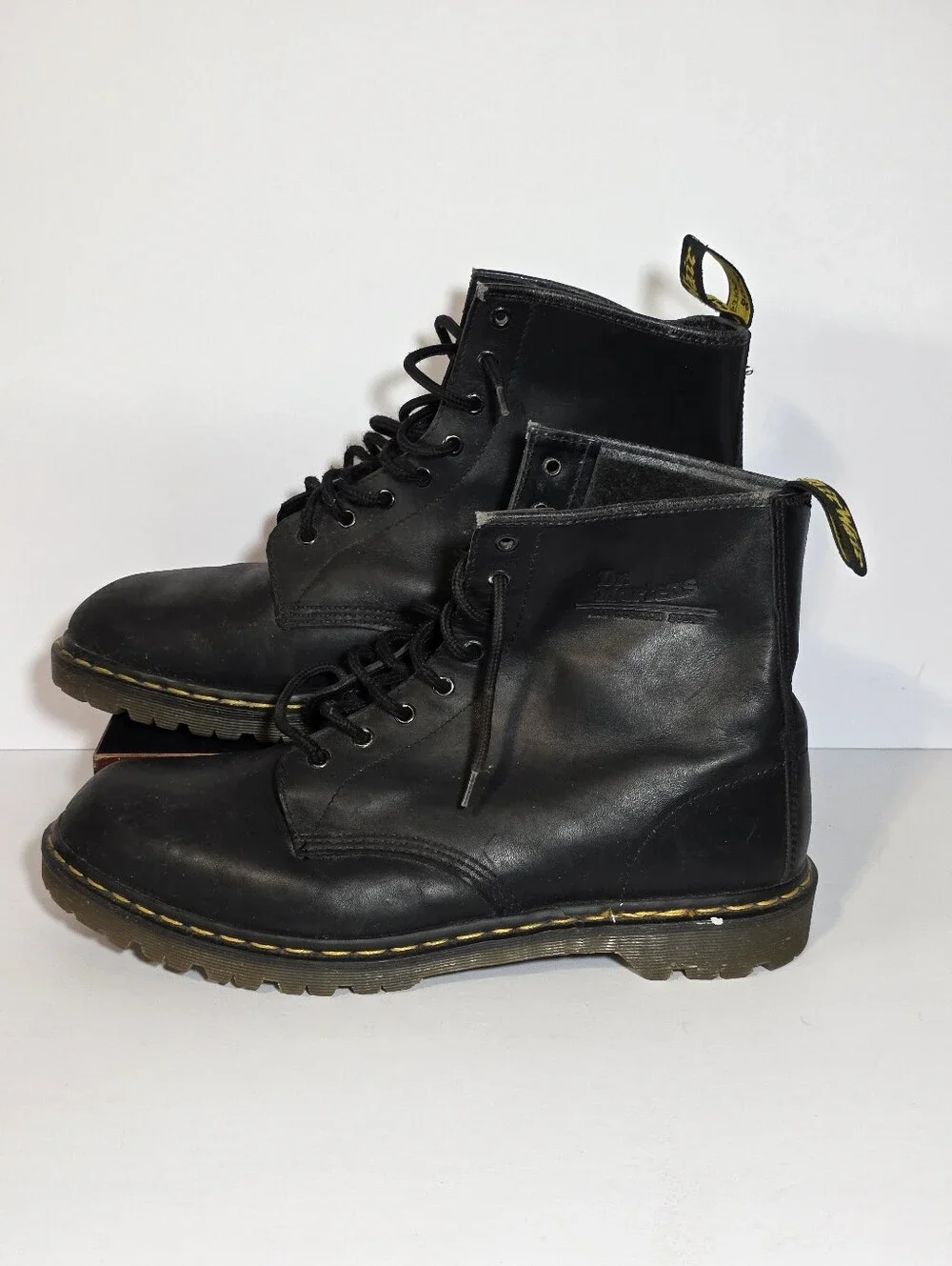 Vintage 90s Dr Martens 1460 Made In England Leather Boots Mens 14 UK 13 Lug